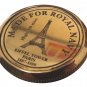 VERY CUTE 1-INCH SOLID BRASS NANO TINY COMPASS ENGRAVED WITH THE EIFFEL TOWER