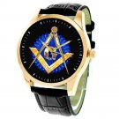 FREEMASONRY LOGO MASONIC SAPPHIRE BLUE G SOLID BRASS 40 mm CLASSIC WRIST WATCH FREEMASONRY LOGO MASONIC SAPPHIRE BLUE G SOLID BRASS 40 mm CLASSIC WRIST WATCH