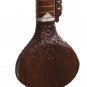 REINFORCED NECK INDIAN RIGHT-HANDED ACOUSTIC ELECTRIC SITAR w TOP GUITAR TUNERS