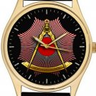 SYMBOLIC MASONIC DIVIDERS FREEMASONRY GEOMETRY CLASSIC SOLID BRASS WRIST WATCH SYMBOLIC MASONIC DIVIDERS FREEMASONRY GEOMETRY CLASSIC SOLID BRASS WRIST WATCH