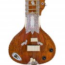 ULTRA REINFORCED NECK LEFT HANDED INDIAN ACOUSTIC ELECTRIC SITAR IN RED CEDAR