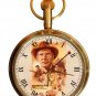 INDIANA JONES THE LAST CRUSADE VINTAGE MOVIE POSTER DIAL 17J POCKET WATCH