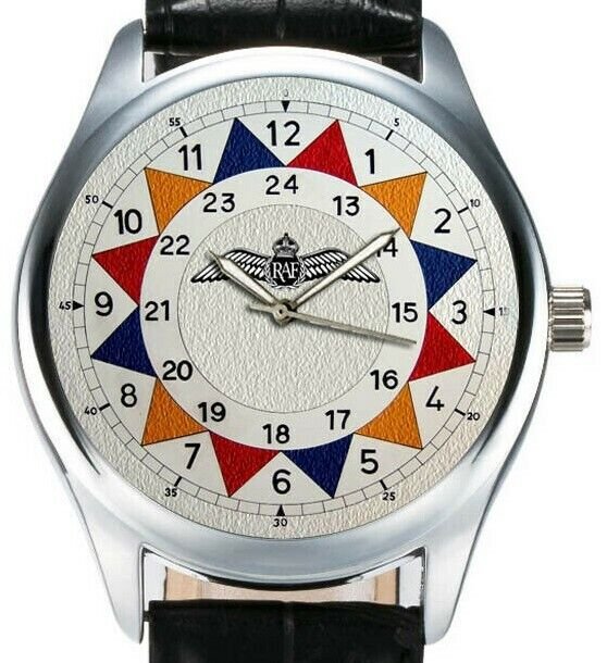THE CLOCK THAT WON THE WAR RAF SECTOR CLOCK SOLID BRASS VINTAGE DIAL WRIST WATCH