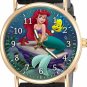 BEAUTIFUL VINTAGE MERMAID ART SOLID BRASS 30 mm LADIES / GIRLS COLLECTIBLE WATCH