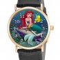 BEAUTIFUL VINTAGE MERMAID ART SOLID BRASS 30 mm LADIES / GIRLS COLLECTIBLE WATCH