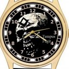 SYMBOLIC MASONIC SKULL ART TEMPUS FUGIT SOLID BRASS COLLECTIBLE 40mm WRIST WATCH SYMBOLIC MASONIC SKULL ART TEMPUS FUGIT SOLID BRASS COLLECTIBLE 40mm WRIST WATCH