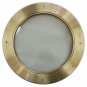 18 INCH SOLID BRASS DEADLIGHT PORTHOLE WINDOW with 8 mm TEMPERED GLASS,21 lb