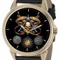 SYMBOLIC MASONIC DIVIDERS SKULL COMPASS ANCIENT PARCHMENT ART SOLID BRASS WATCH