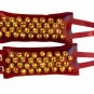 MUSICAL GHUNGROO ANKLETS DANCE BHARAT NATYAM KATHAK KUCHIPUDI SALANGAI LEATHER