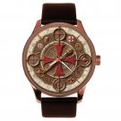 THE RED CROSS OF CONSTANTINE, VINTAGE ART COLLECTIBLE 40 mm WRIST WATCH THE RED CROSS OF CONSTANTINE, VINTAGE ART COLLECTIBLE 40 mm WRIST WATCH