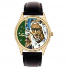 RARE KING FAISAL OF SAUDI ARABIA ISLAMIC COLLECTIBLE GOLD-WASHED WRIST WATCH RARE KING FAISAL OF SAUDI ARABIA ISLAMIC COLLECTIBLE GOLD-WASHED WRIST WATCH