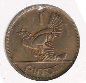 Ireland 1949 Penny UNC