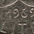 1969 1/2 Franc DDo GF/GF+
