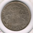 1903 Silver Peseta XF-45/Aunc