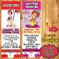Fancy Nancy Birthday Invitations with Env 10 ea Personalized Printed