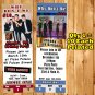 Why Don't We Birthday Invitations with Env 10 ea Personalized Printed