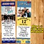 Why Don't We Birthday Invitations with Env 10 ea Personalized Printed