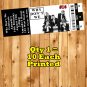 Why Don't We Birthday Invitations with Env 10 ea Personalized Printed