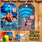 Ralph Breaks The Internet Birthday 10 ea Favor Tags Gift Tags Thank You Tags Personalized
