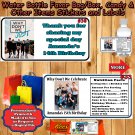 Why Don't We Birthday 1 Sheet Favor Water Bottle Stickers Labels Personalized