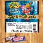 Super Wings Birthday Candy Bar Wrappers 10 ea Personalized