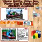 Thomas & Friends Thomas The Trian Birthday 1 Sheet Favor Water Bottle Stickers Labels Personalized