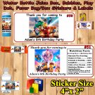 Lego Birthday 1 Sheet Favor Water Bottle Stickers Labels Personalized