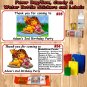 Pooh Bear Winnie The Pooh Birthday 1 Sheet Favor Water Bottle Stickers Labels Personalized