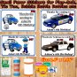 Police Policeman Birthday 1 Sheet Favor Water Bottle Stickers Labels Personalized