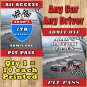 Nascar 10 ea Favor Tags Gift Tags Thank You Tags Pitt Pass Personalized