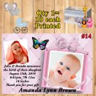 Baby Announcement Thank You Cards ea with Env Personalized Custom Made