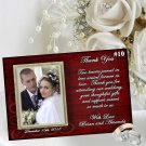 Wedding Photo Thank You Cards 10 ea with Env Personalized