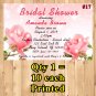 Bridal Shower Invitations 10 ea with Env Personalized