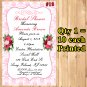 Bridal Shower Invitations 10 ea with Env Personalized