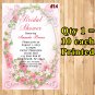 Bridal Shower Invitations 10 ea with Env Personalized