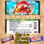 Angry Birds Birthday Candy Bar Wrapper 10 ea Personalized