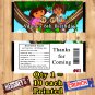 Dora The Explorer or Go Diego Go Birthday Candy Bar Wrapper 10 ea Personalized