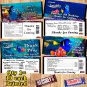 Finding Dory Finding Nemo Birthday Candy Bar Wrapper 10 ea Personalized