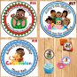 CoComelon Birthday Stickers Round Bottle Favor Stickers 1 Sheet Personalized