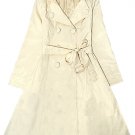 WHITE LONG TRENCH