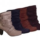 Suede Short Boots