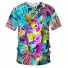 Harajuku Cat 3D Animal Printed T Shirt For Boys Men Casual Funny T-shirt Animal Tee Harajuku Cat 3D Animal Printed T Shirt For Boys Men Casual Funny T-shirt Animal Tee