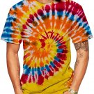 Summer 3d print men's short-sleeved t-shirt casual women round neck t-shirt