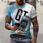 Men's 3D T-shirt Short-sleeve Women T shirt Short Sleeve Gulf Oil Printed T-shirts For Male Tops