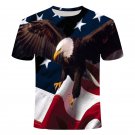 American Eagle Print 3D T-shirt Men USA Flag Short Sleeve Hip Hop Funny T shirt Boys Tee Shirt
