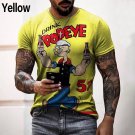 Harajuku Anime Popeye 3D Print T-shirt Men Women Cartoon Casual Short Sleeve Unisex Hip Hop Tops