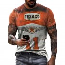 Summer Texaco Oil Logo T Shirt Fashion Men Streetwear T Shirt Hip Hop Short Sleeve T-shirt