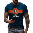 Fashion Gulf Oil vintage 3D Print T-shirt Men Women Hip Hop Casual Short Sleeve Streetwear Tops