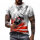 3D Printed NGK NGK Spark Plug T Shirts Men Fashion Casual Cool Short Sleeve Tee For Man T-shirt