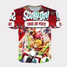 Fashion Cartoon Scooby Doo T-shirt 3D Print Men's Short Sleeve Summer Funny Anime T shirt Tops